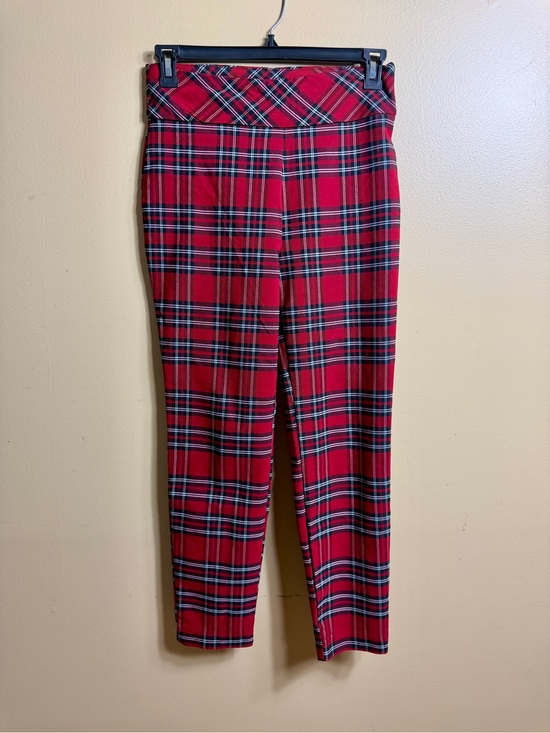 Jules & Leopold Pants - Jules and Leopold red plaid pants. Small.